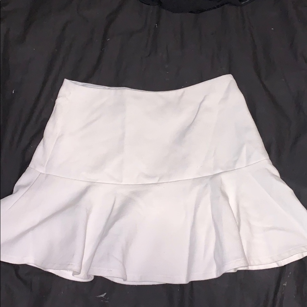 White skirt